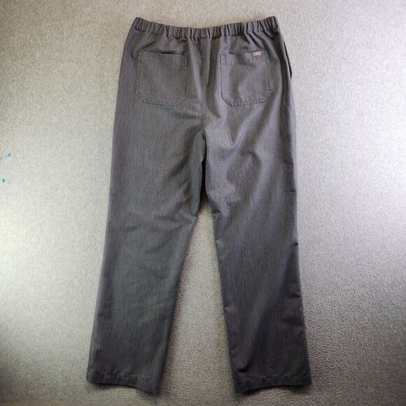 Figs Scrub Pants Mens Large Tall LT Gray Pisco Straight Leg Structured Fit - Picture 14 of 15